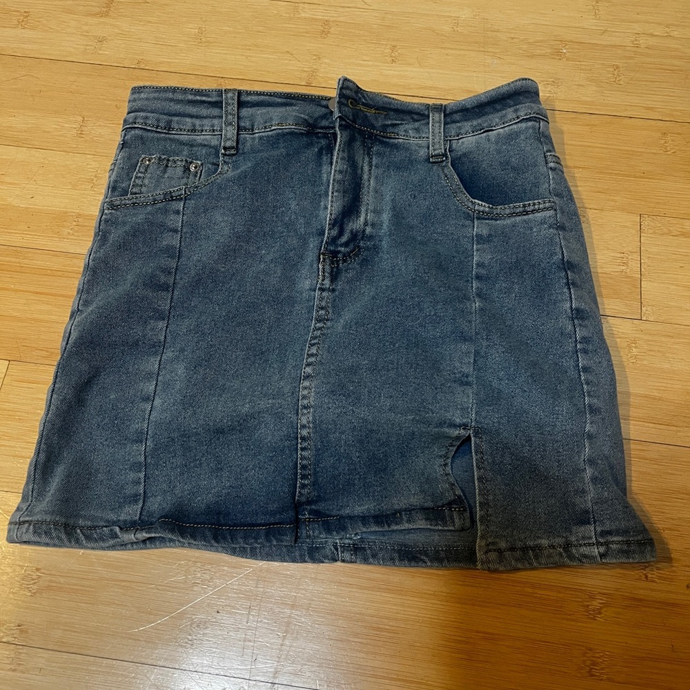 Denim Mini Skirt/skort